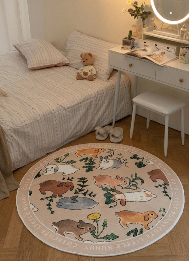 Cute Little Bunny Rug